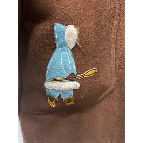 Northern Sun Gemini Fashions Wool Coat Fur trim Collar - Picture 4 of 11